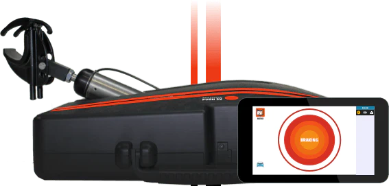 RVi braking system with control centre diagram