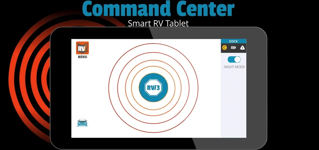 rvi braking system with command centre smart RV tablet