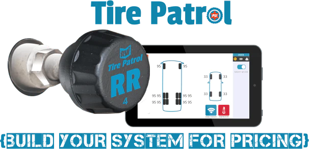 Campervan tyre pressure monitor